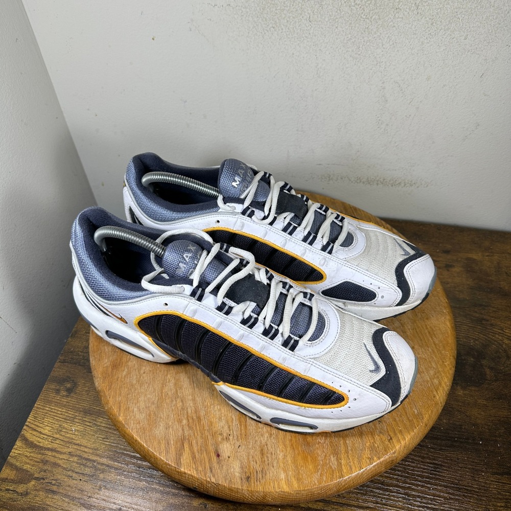 Nike Air Max Tailwind 4 White Black University Gold AQ2567-001 Mens 13 Sneaker